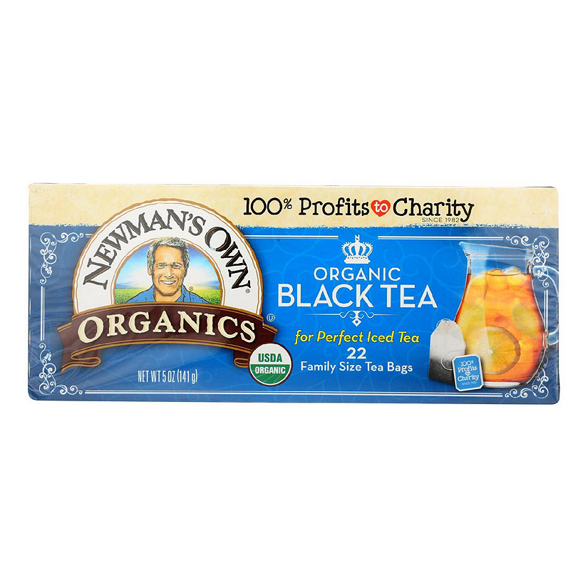 Newman's Own Organics - Tea Black Family Size - Case of 6 - 22 CT Image