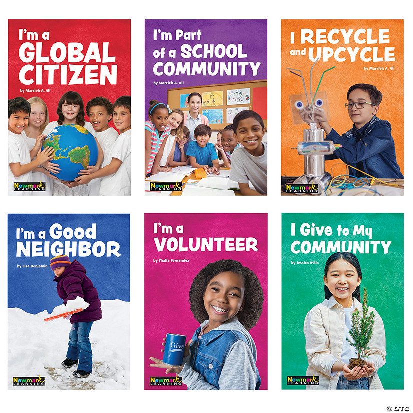 Newmark Learning MySELF Readers: I Am a Responsible Community Member, Small Book 6pack, English Image