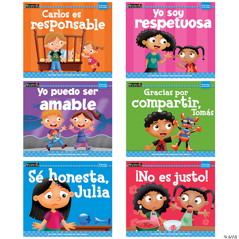 Newmark Learning MySELF Readers: I Get Along with Others, Small Book, Spanish, Set of 6 Image
