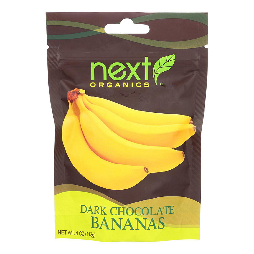 Next Organics Dark Chocolate - Bananas - Case of 6 - 4 oz. Image