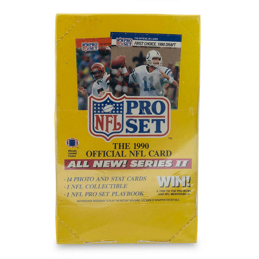 NFL 1990 Pro Set Series 2 Sealed Box  36 Packs Image