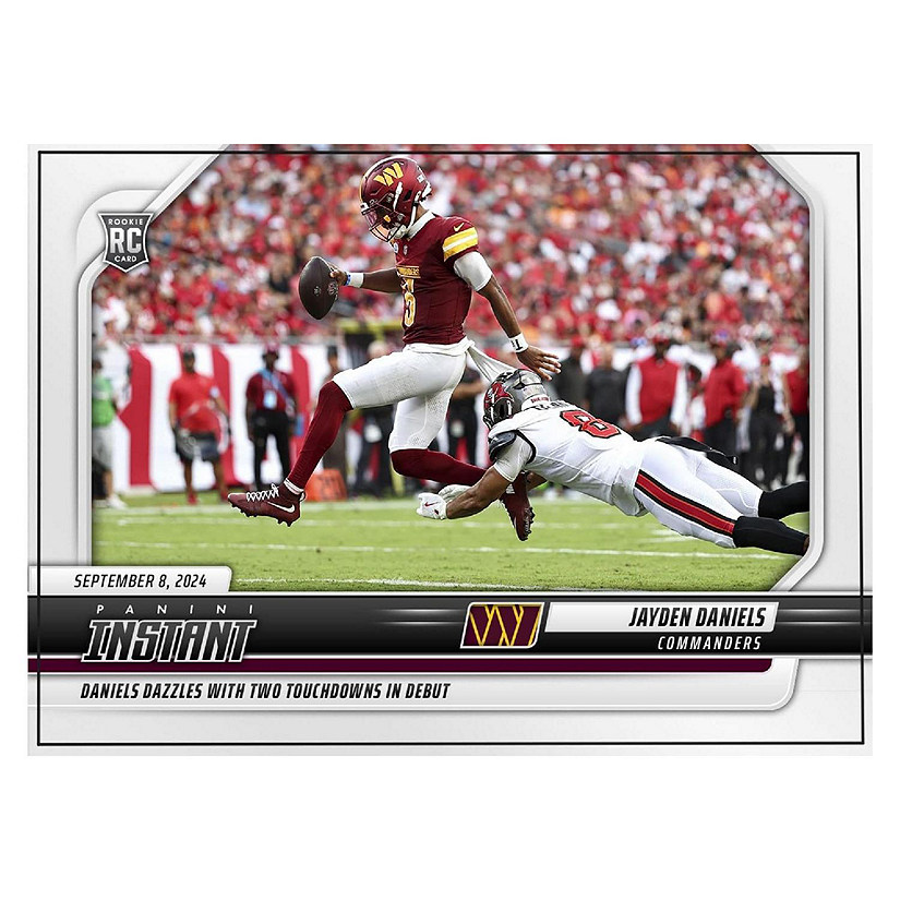 NFL 2024 Panini Instant Base Card  #30 Jayden Daniels Image