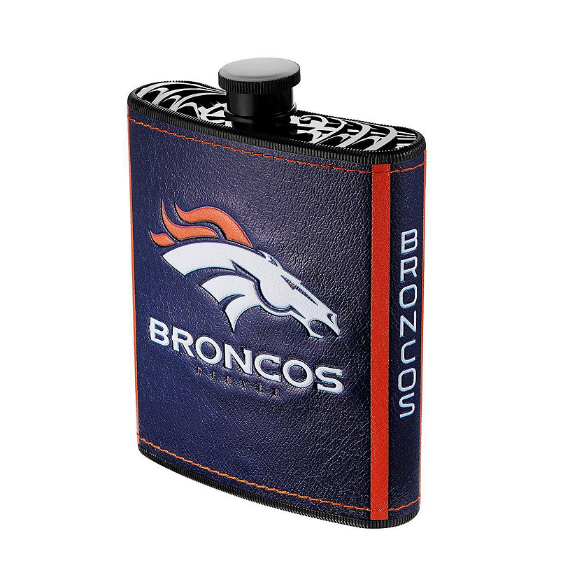 NFL 2pc Flask 7oz. with Funnel Denver Broncos Image