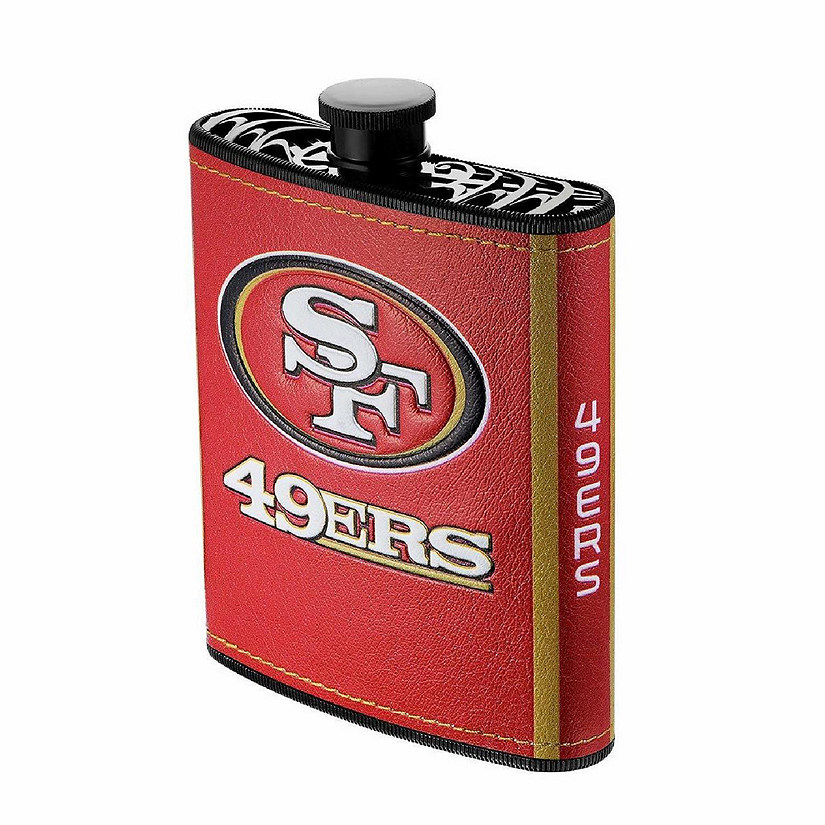 NFL 2pc Flask 7oz. with Funnel San Francisco 49ers Image