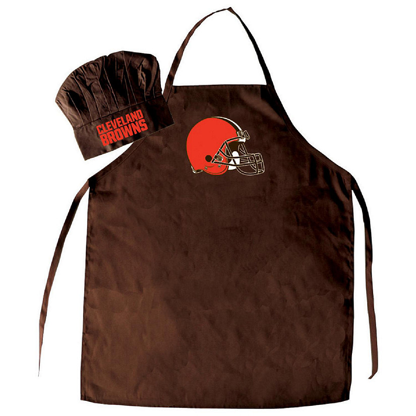 NFL Apron & Chef Hat Combo Cleveland Browns Oriental Trading
