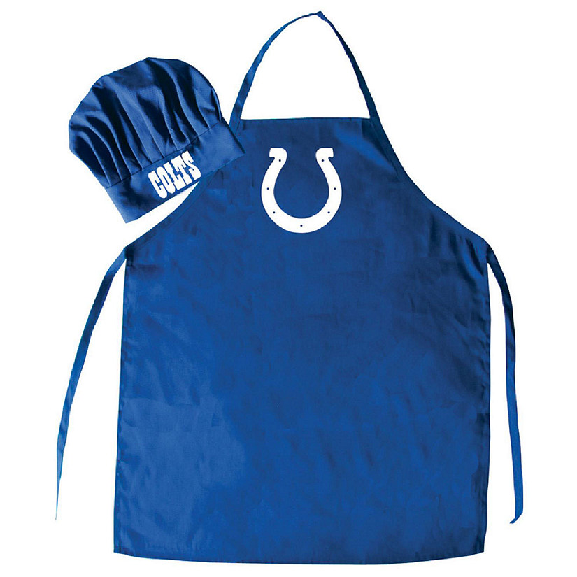 NFL Apron & Chef Hat Combo Indianapolis Colts Oriental Trading