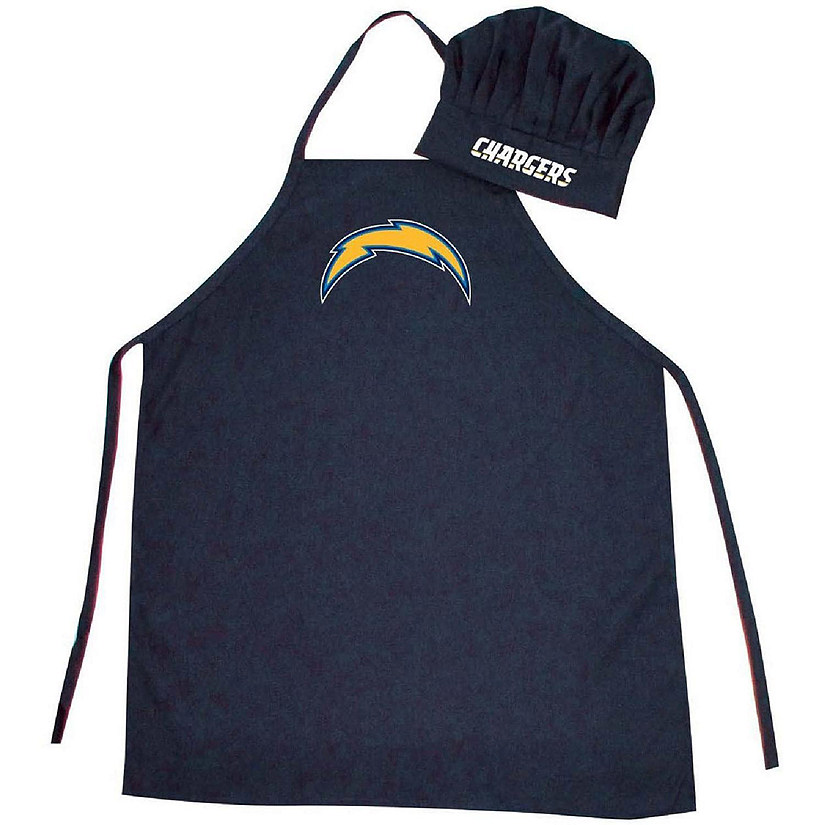 NFL Apron & Chef Hat Combo Los Angeles Chargers Oriental Trading