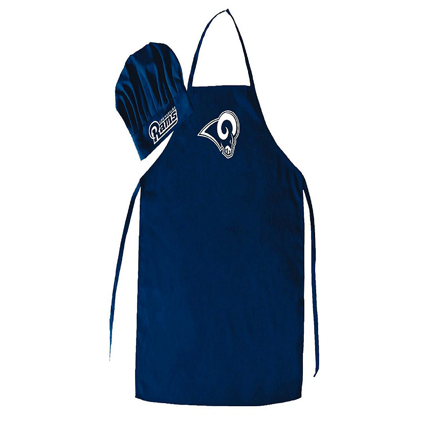 NFL Apron & Chef Hat Combo Los Angeles Rams Oriental Trading
