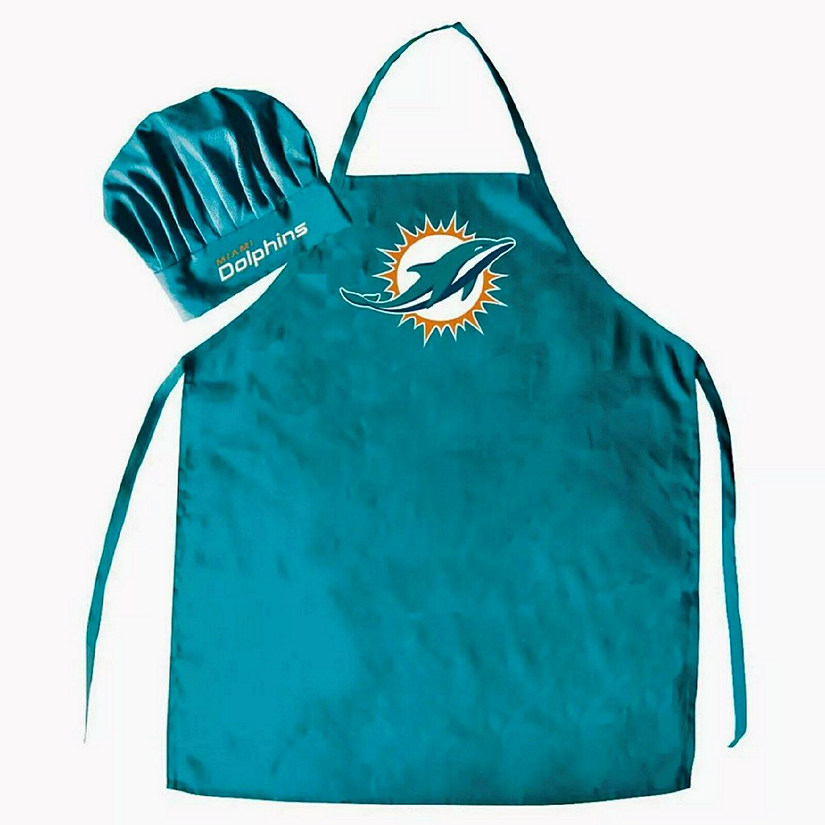 NFL Apron & Chef Hat Combo  - Miami Dolphins Image