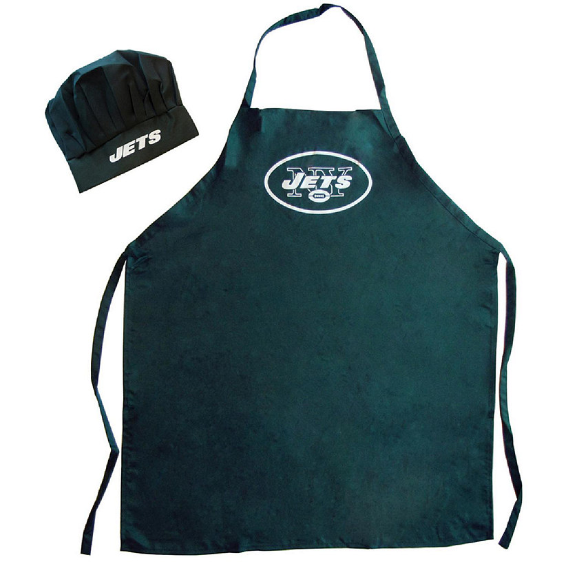 NFL Apron & Chef Hat Combo New York Jets Oriental Trading