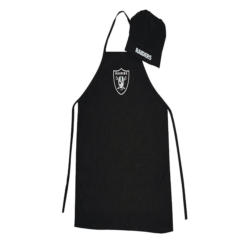 NFL Apron & Chef Hat Combo Oakland Raiders Oriental Trading