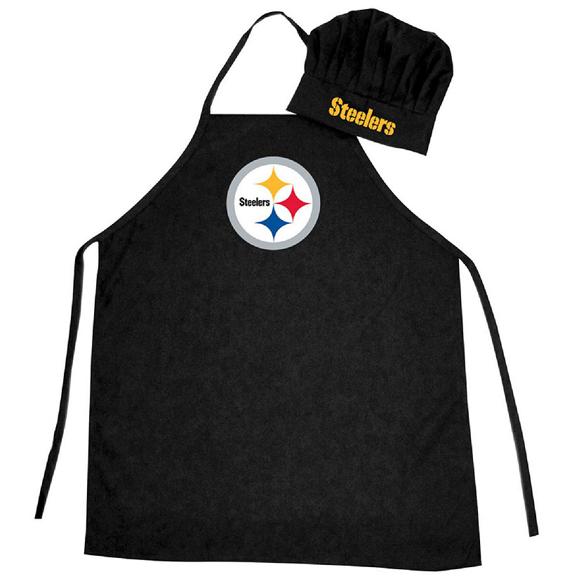 NFL Apron & Chef Hat Combo Pittsburgh Steelers Oriental Trading