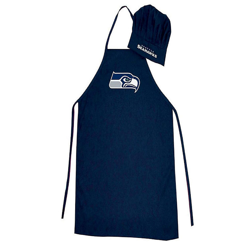 NFL Apron & Chef Hat Combo Seattle Seahawks Oriental Trading