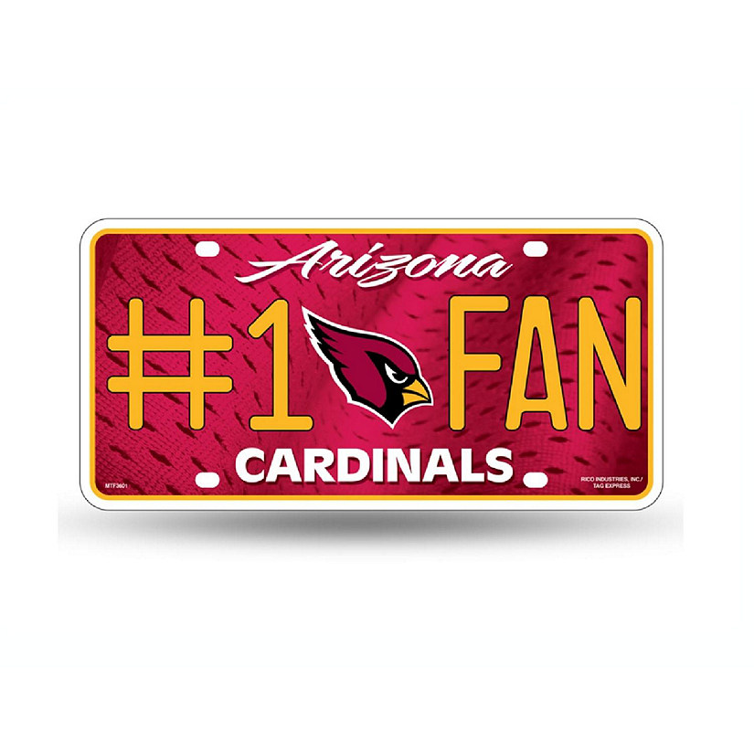 NFL Arizona Cardinals License Plate Image