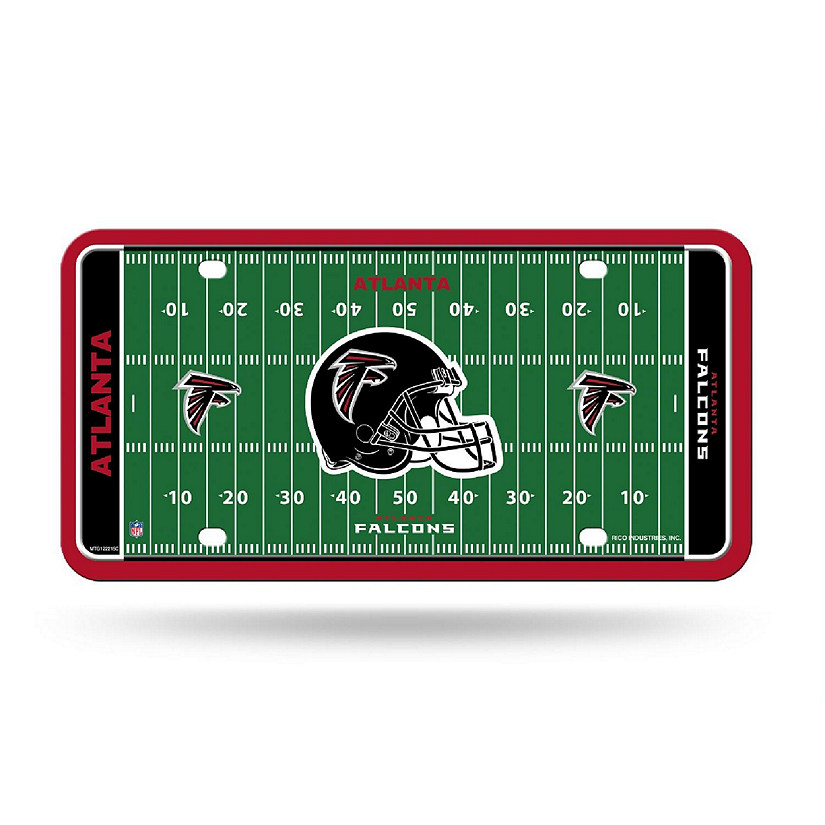 NFL Atlanta Falcons Field License Plate Image