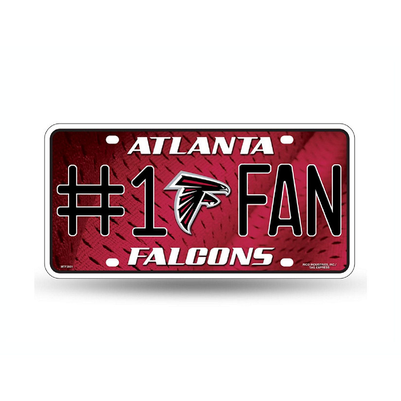 NFL Atlanta Falcons License Plate Image