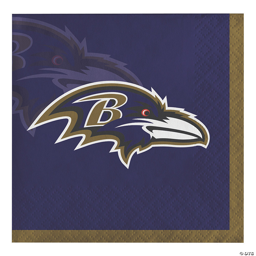 Nfl Baltimore Ravens Beverage Napkins 48 Count Image