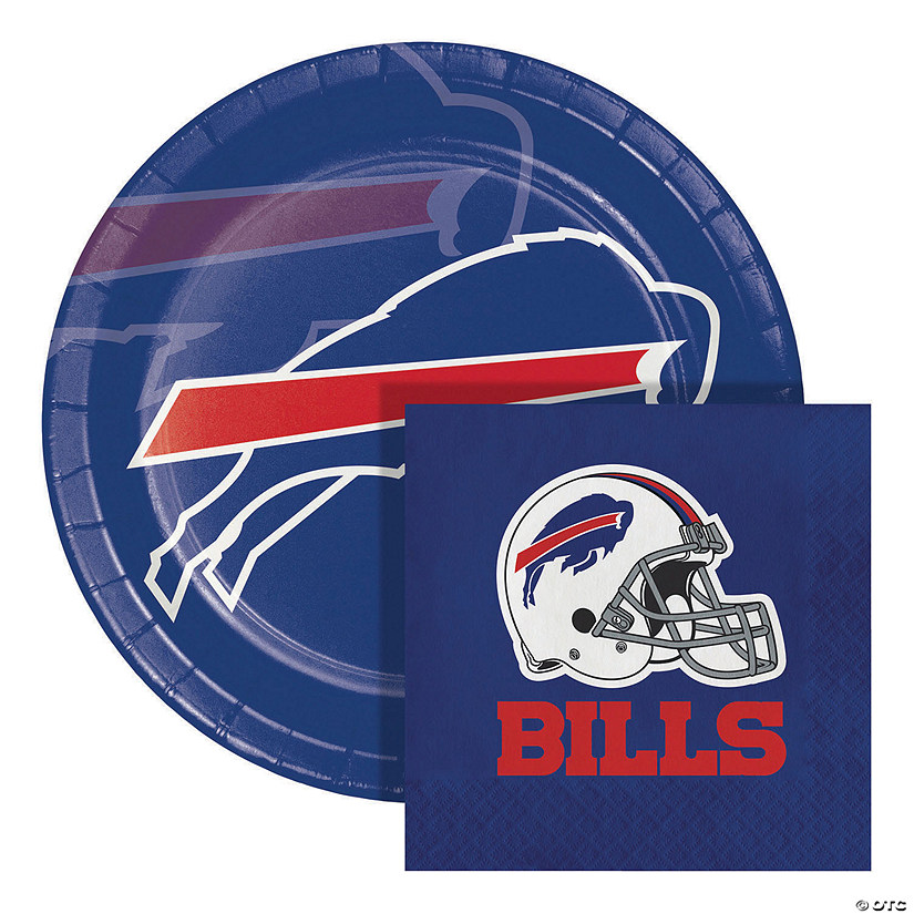 Nfl Buffalo Bills Paper Plate And Napkin Party Kit Image