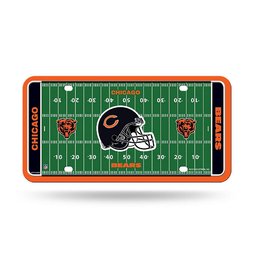 NFL Chicago Bears Field License Plate Image