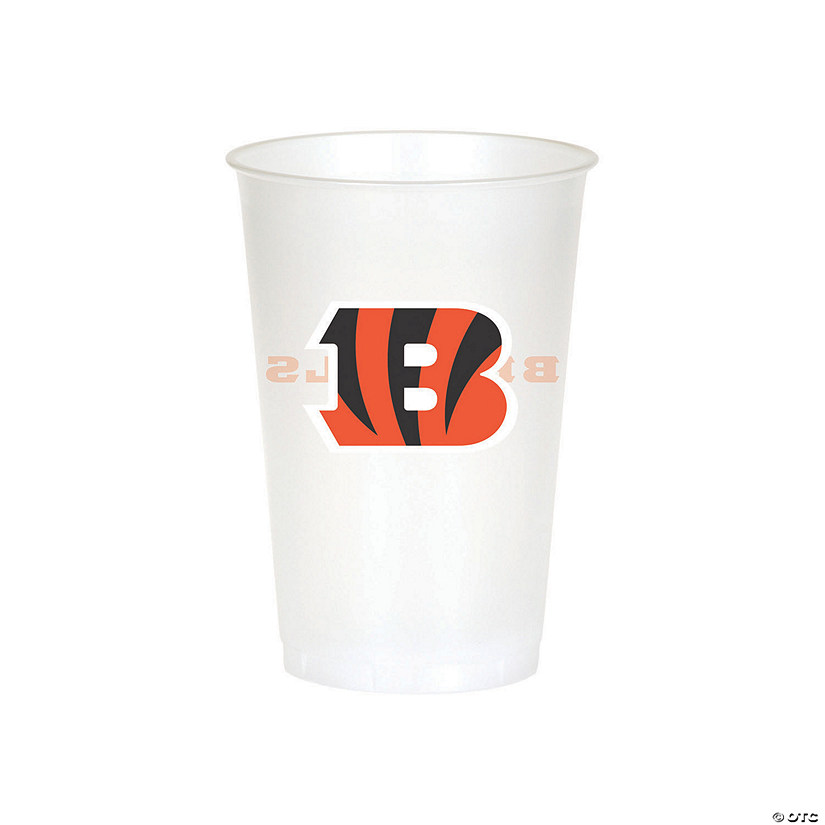 Nfl Cincinnati Bengals Plastic Cups - 24 Ct. Image