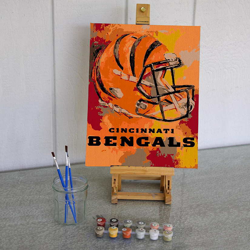 NFL Cincinnati Bengals Team Pride Paint by Number Craft Kit, 1 ct