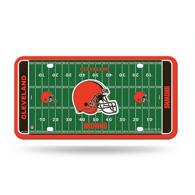 NFL Cleveland Browns Field License Plate Image