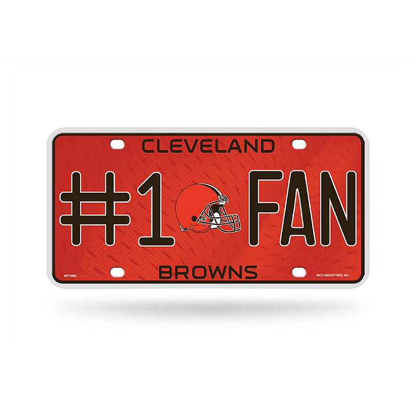 NFL Cleveland Browns License Plate Image