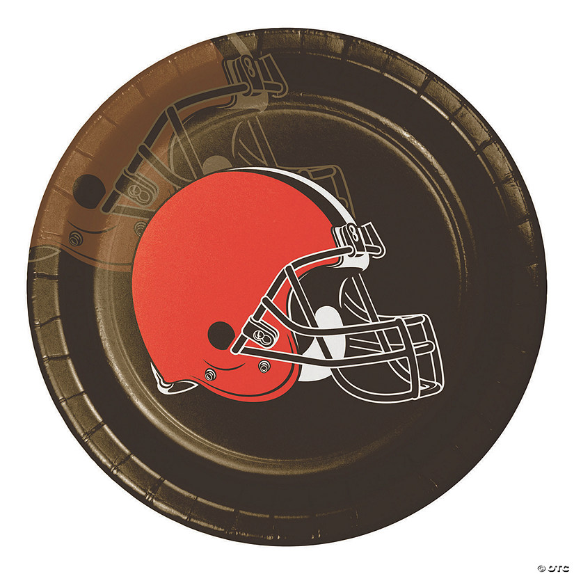 Nfl Cleveland Browns Paper Plates - 24 Ct. Image