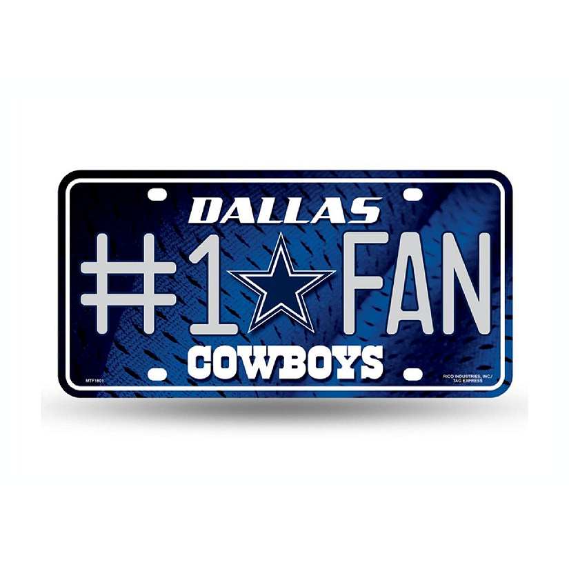 NFL Dallas Cowboys License Plate Image