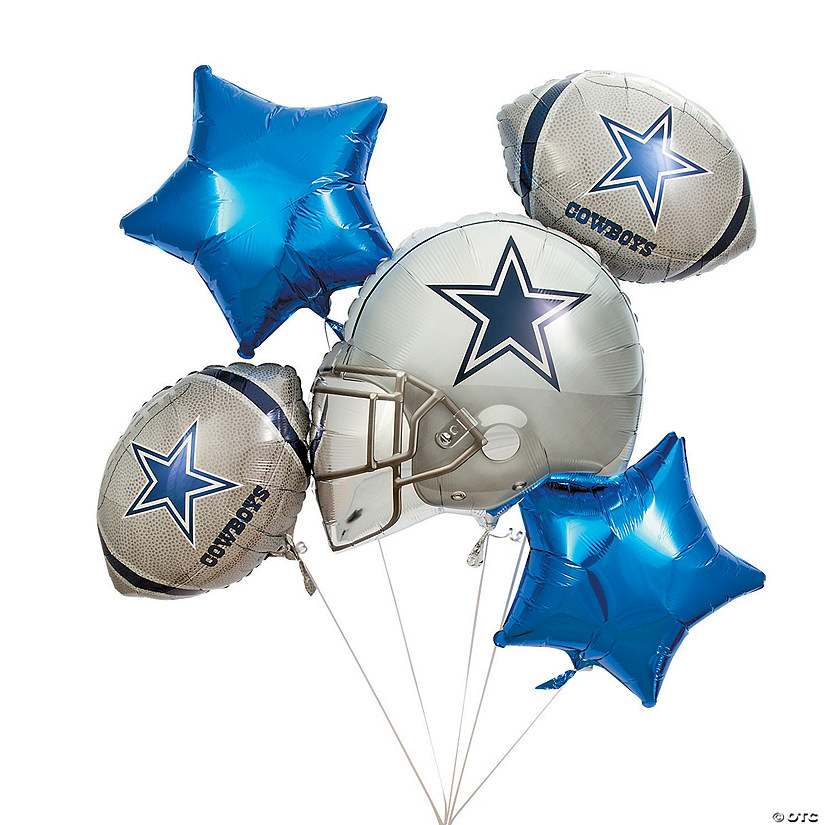 18 NFL Dallas Cowboys Football Shape Helium Balloons #26149