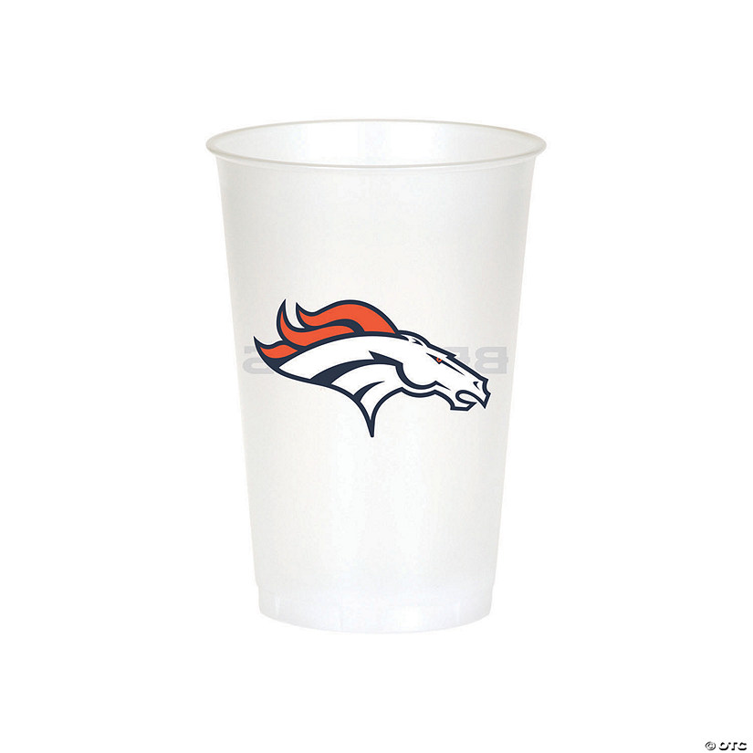 Nfl Denver Broncos Plastic Cups - 24 Ct. Image