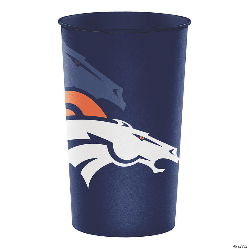 Nfl Denver Broncos Souvenir Plastic Cups 8 Ct.