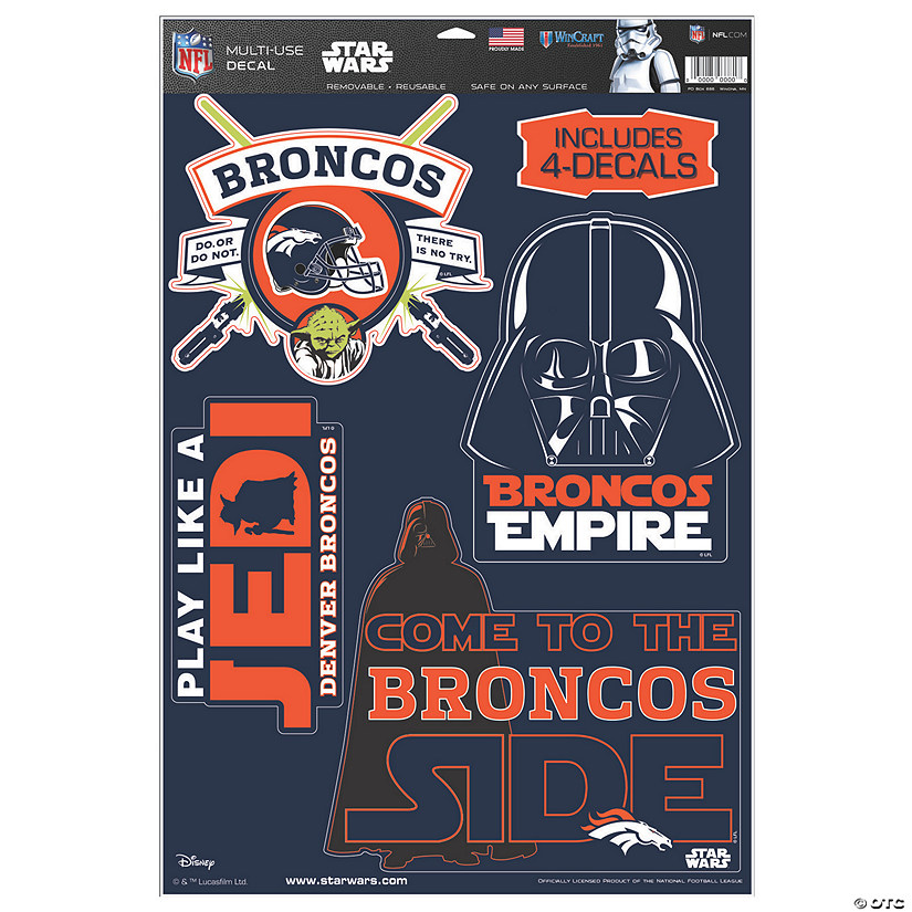 NFL&#174; Denver Broncos&#8482; Star Wars&#8482; Decals Image