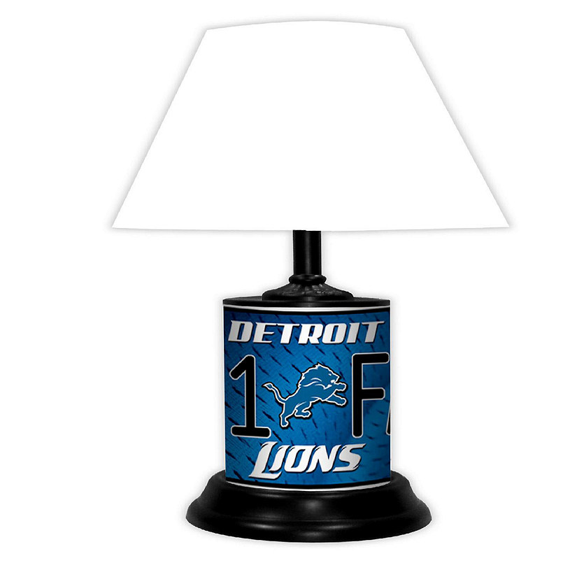 NFL Desk Lamp, Detroit Lions Oriental Trading