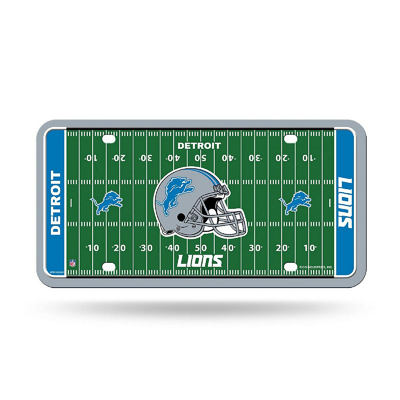 NFL Detroit Lions Field License Plate Image