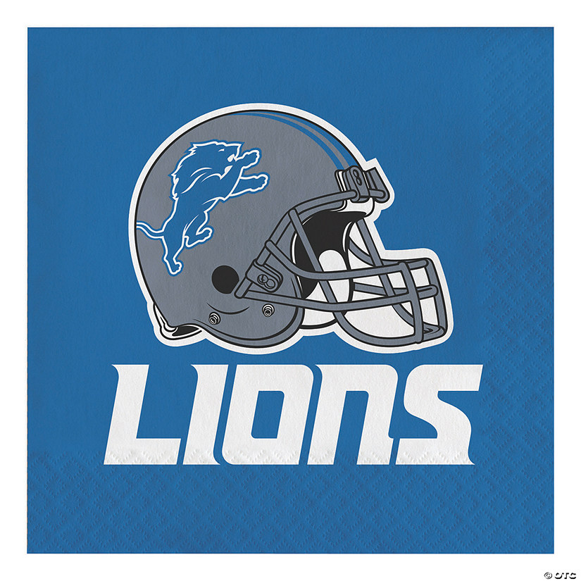Nfl Detroit Lions Napkins 48 Count Image