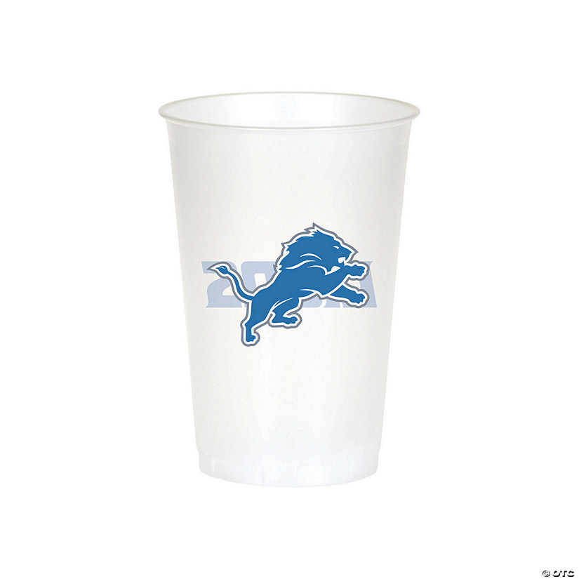 Nfl Detroit Lions Plastic Cups - 24 Ct. Image