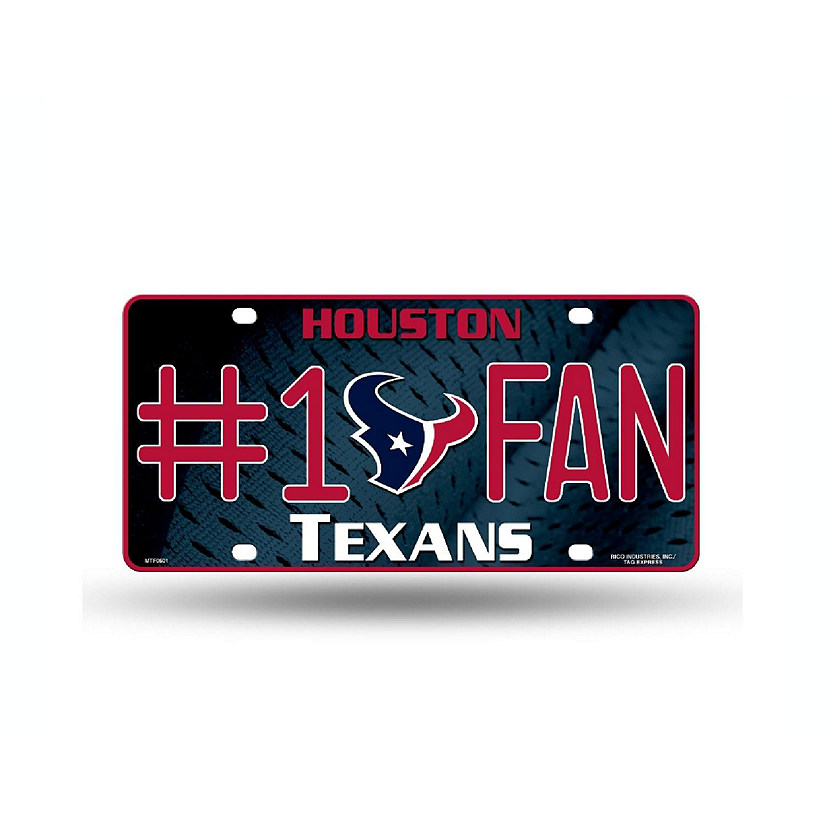 NFL Houston Texans License Plate Image