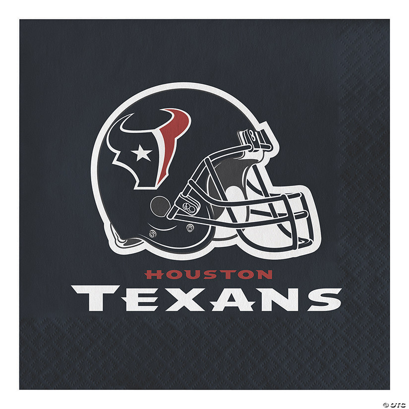NFL Houston Texans Napkins 48 Count Oriental Trading