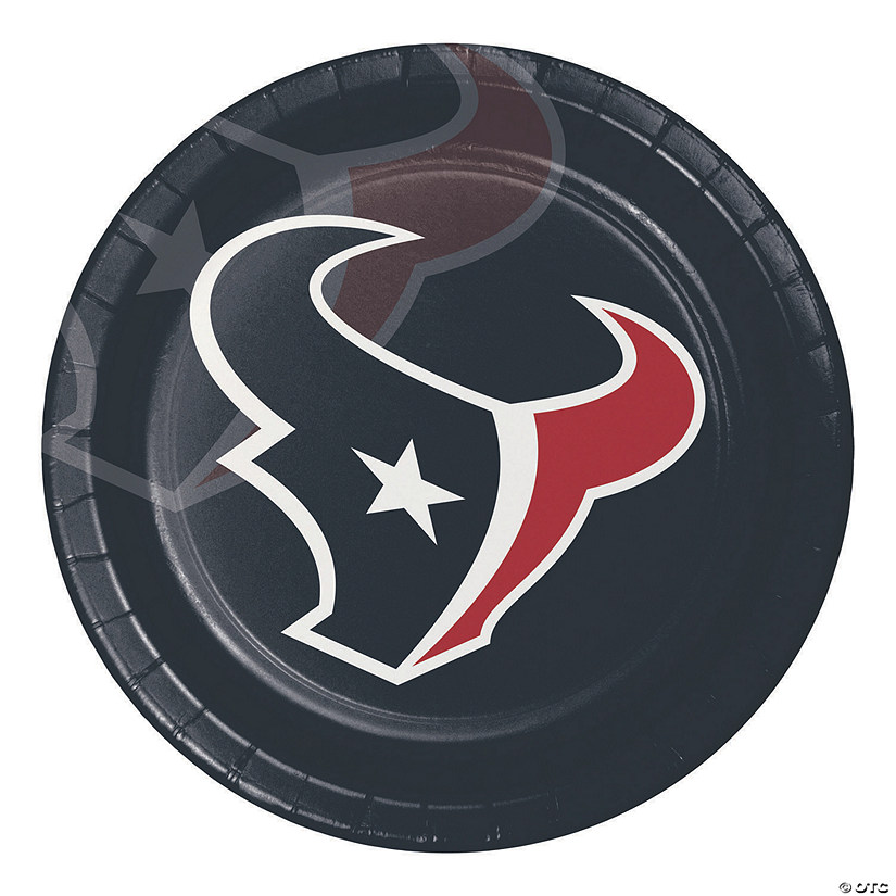 NFL Houston Texans Paper Plates 24 Ct. Oriental Trading