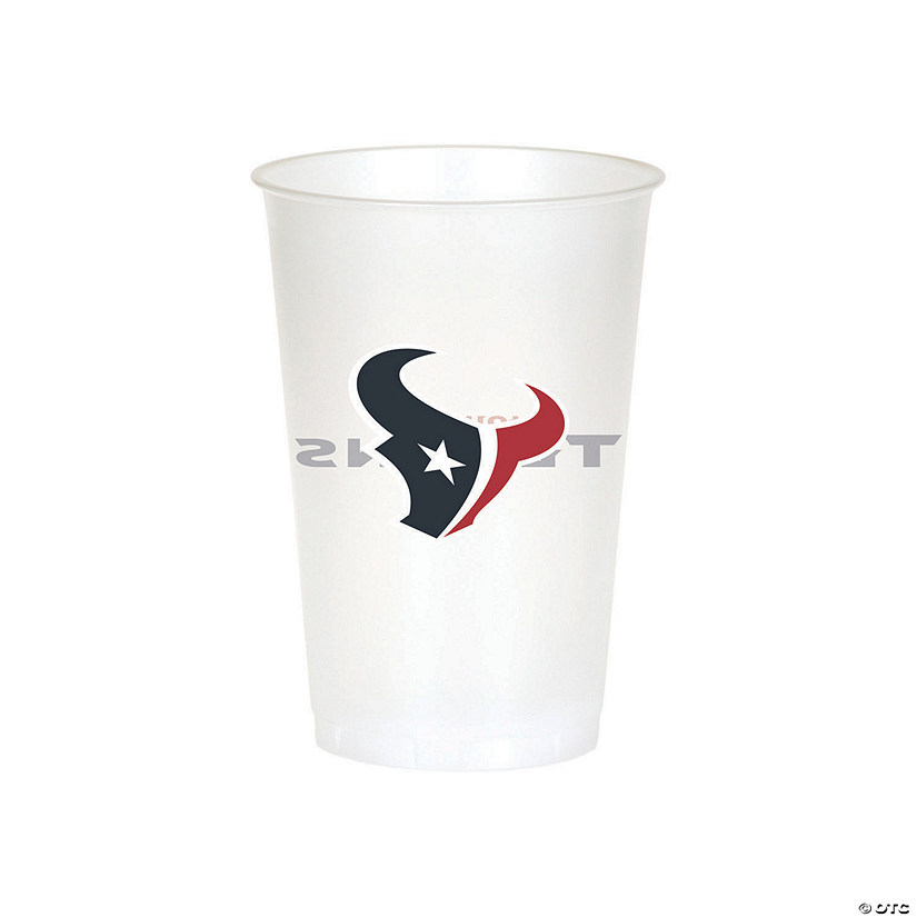 Nfl Houston Texans Plastic Cups - 24 Ct. Image
