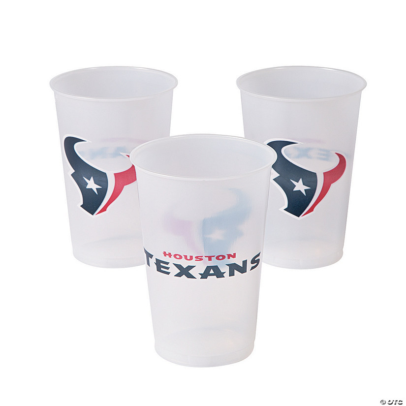 NFL® Houston Texans Plastic Cups Oriental Trading