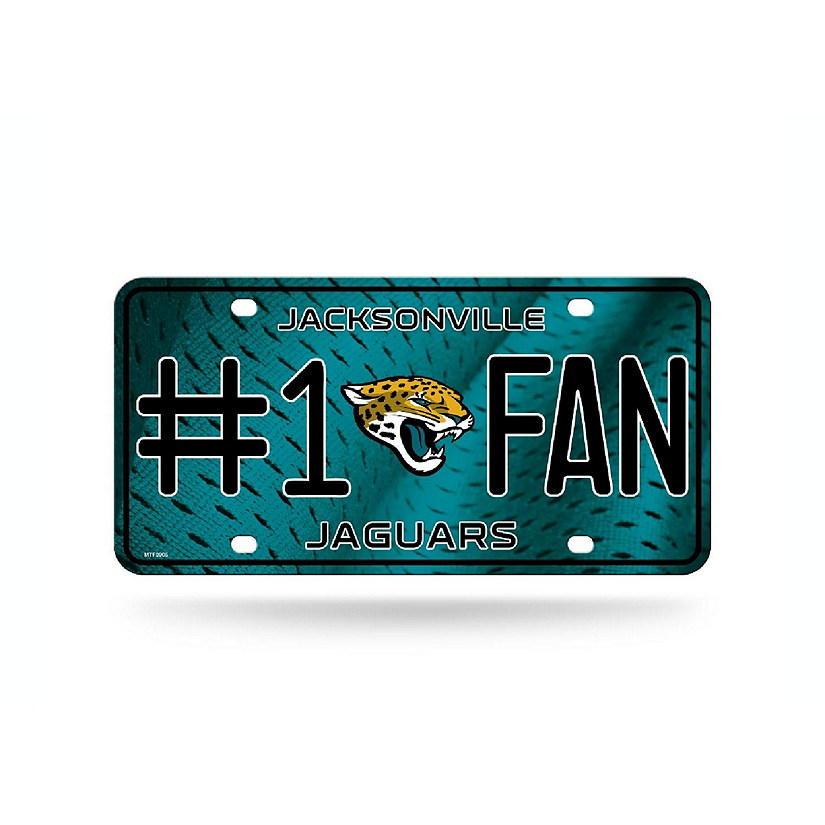 NFL Jacksonville Jaguars License Plate Image