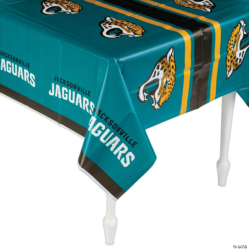 NFL® Jacksonville Jaguars Plastic Tablecloth Discontinued