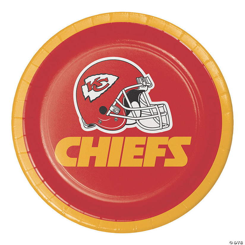 Nfl Kansas City Chiefs Dessert Plates - 24 Ct. Image