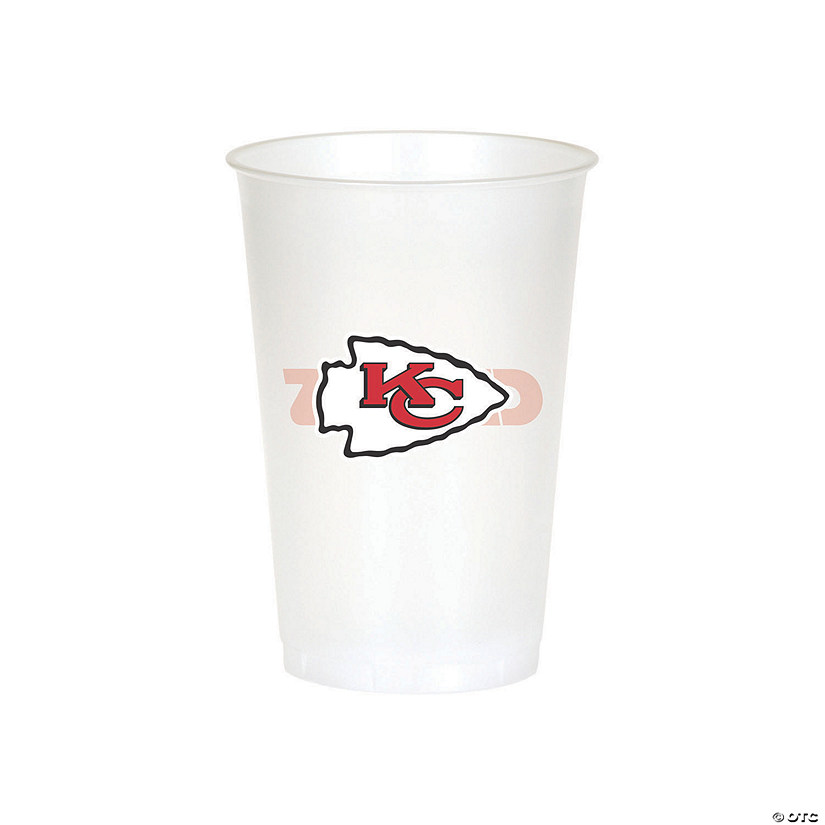 Nfl Kansas City Chiefs Plastic Cups - 24 Ct. Image