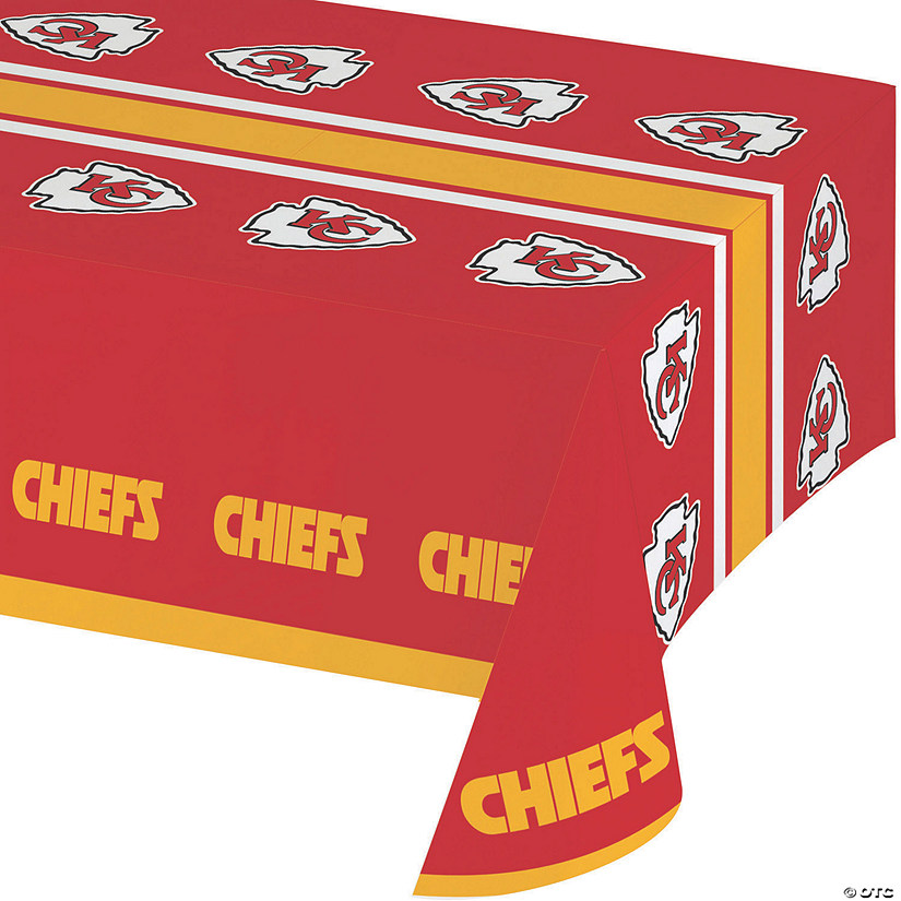 Nfl Kansas City Chiefs Plastic Tablecloths 3 Count Image