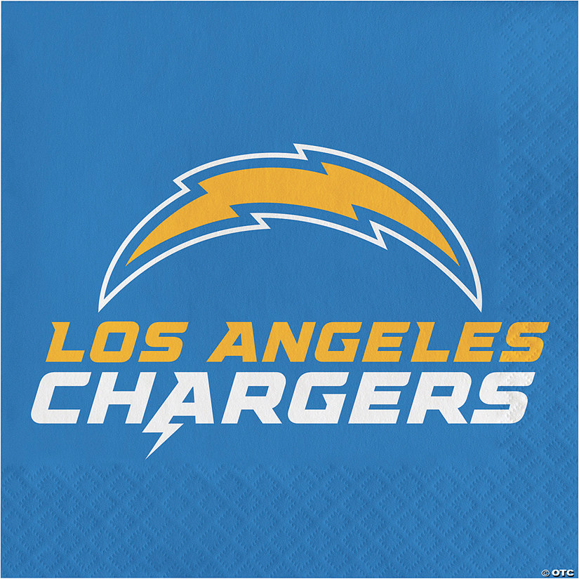 Nfl Los Angeles Chargers Napkins - 48 Count Image