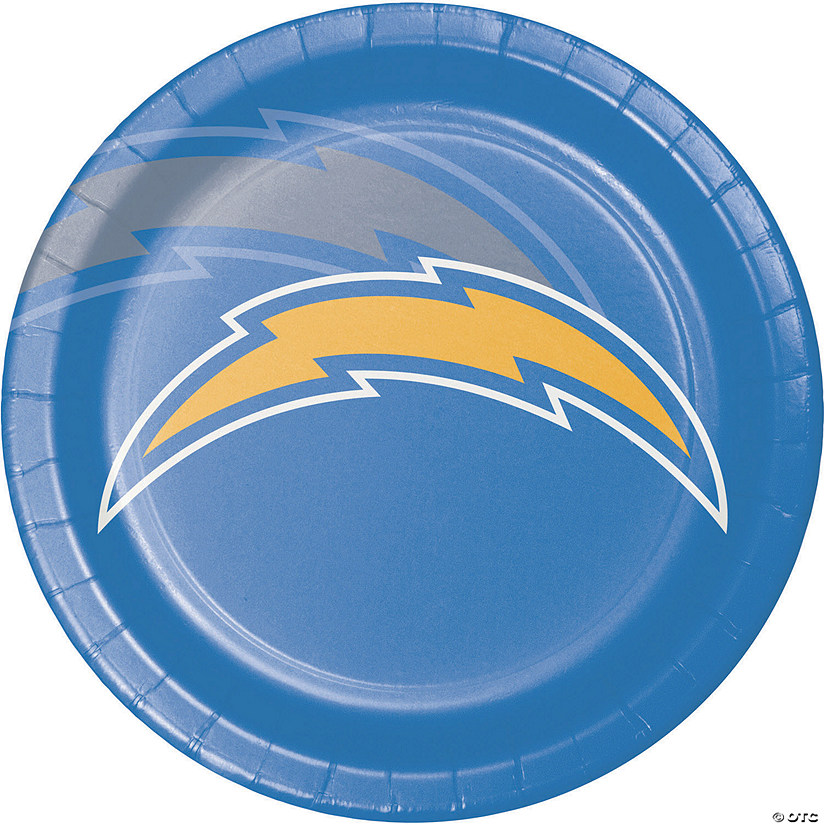 Nfl Los Angeles Chargers Paper Plates - 24 Ct. Image