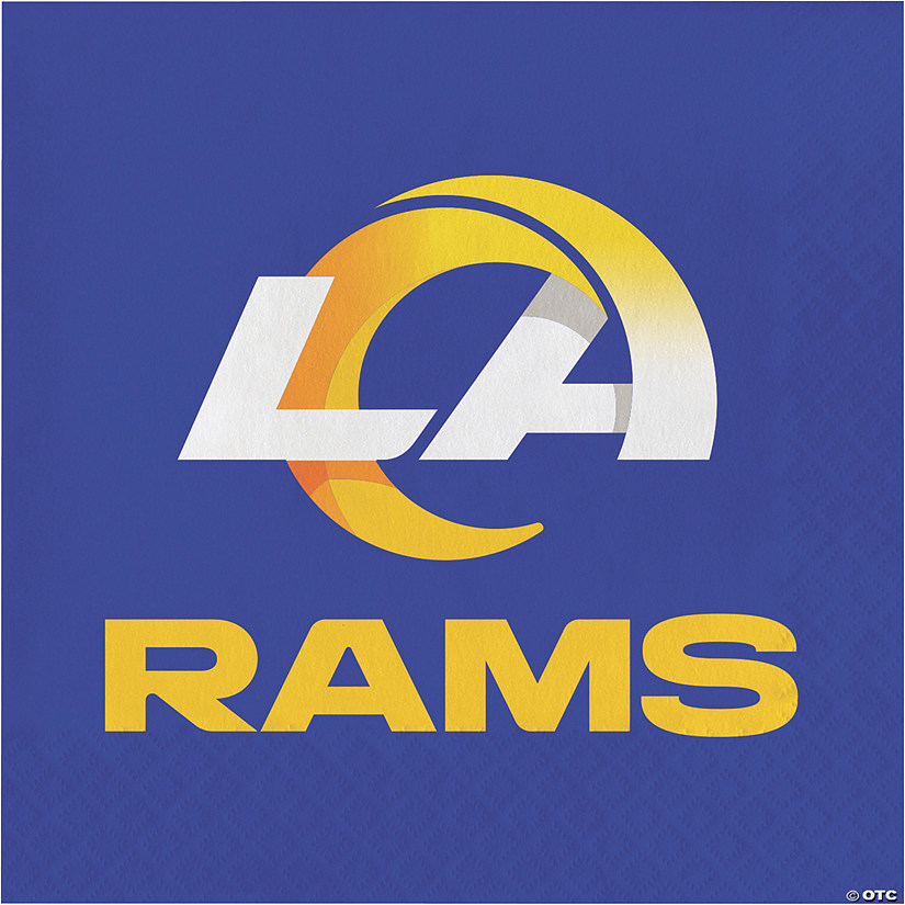 Nfl Los Angeles Rams Napkins - 48 Count Image